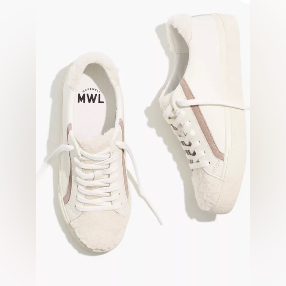 Sidewalk Low-Top Sneakers: Sherpa Edition - nwt women’s size 12